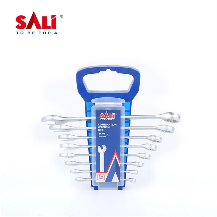 SALI 9 Pcs Combination Spanner Set Industrial-grade Hand Wrench Set Use For Household